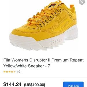 Fila Womens Disruptor Ii Premium